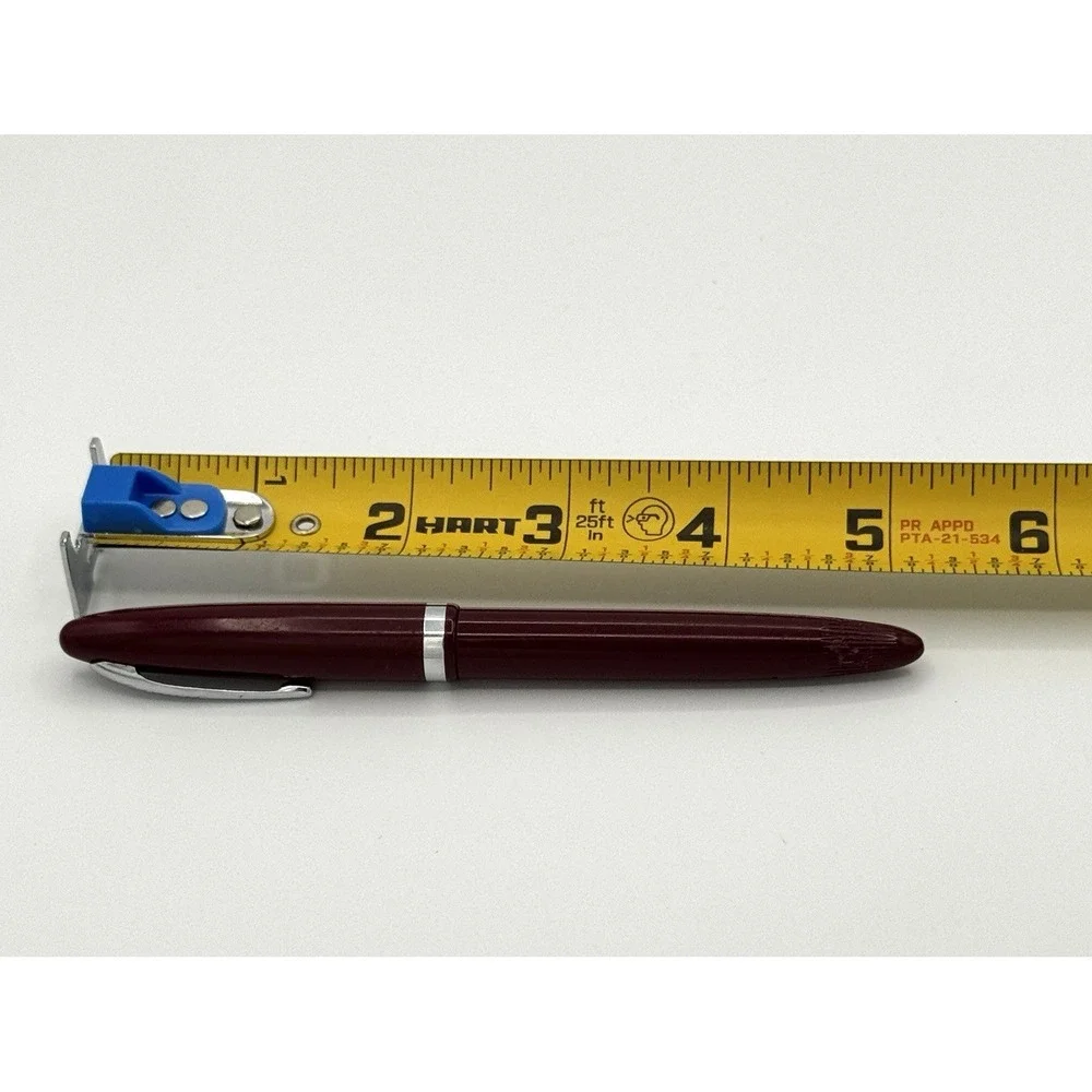 Vintage Sheaffer's Lever‎ Fill Fountain Pen Burgundy Fort Madison USA Untested